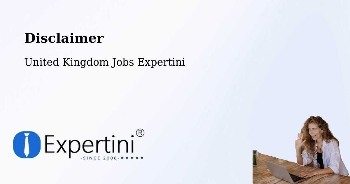 Disclaimer – Taunton - United Kingdom Jobs Expertini